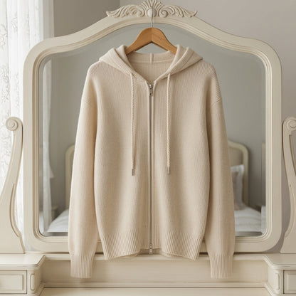 Women's Hooded Cardigan - VibreMode