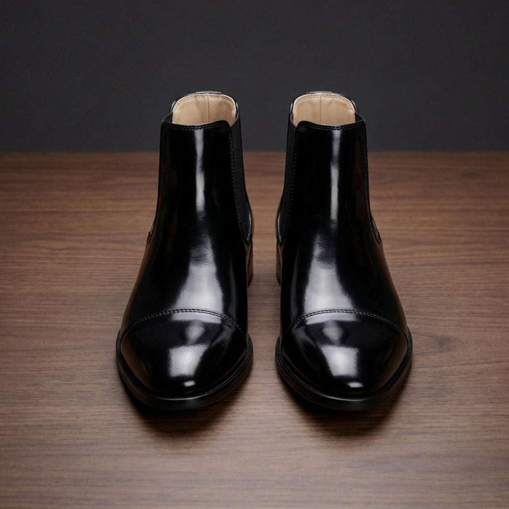 Men's Leather Chelsea Boots - VibreMode