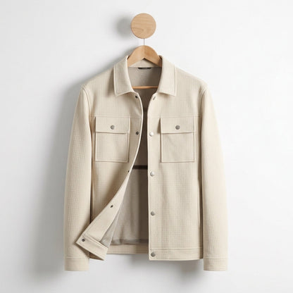 Vintage Textured Knit Women's Jacket - VibreMode