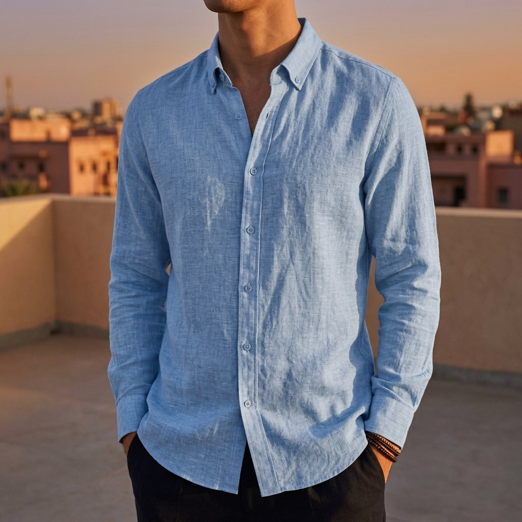 Linen Ibiza Shirt - VibreMode