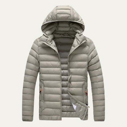 Men's Winter Hooded Puffer Parka Jacket