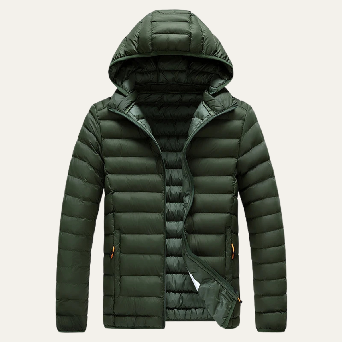 Men's Winter Hooded Puffer Parka Jacket