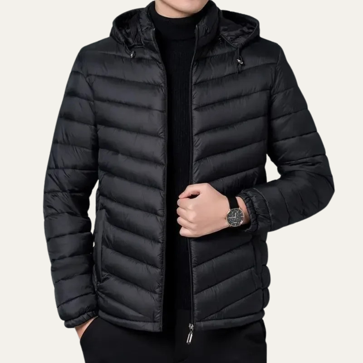 Nottingham Men's Quilted Puffer Jacket Lightweight