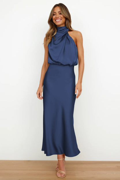 Luxurious Satin Evening Gown