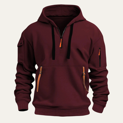 Men's Hoodie Jacket Durable Multi Pocket - VibreMode