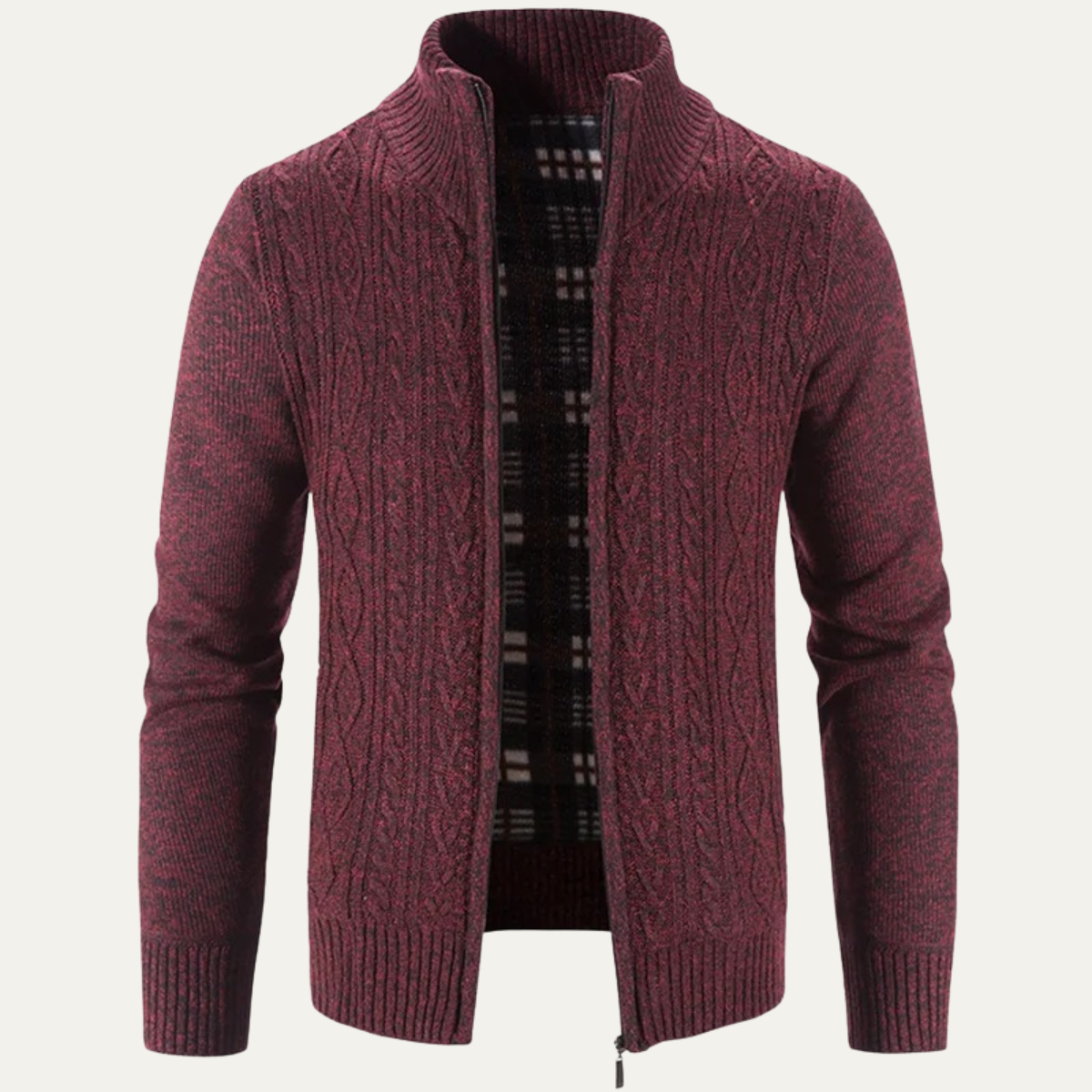 Men's Warm Fleece Zip Up Jacket