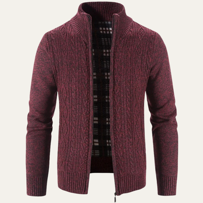 Men's Warm Fleece Zip Up Jacket