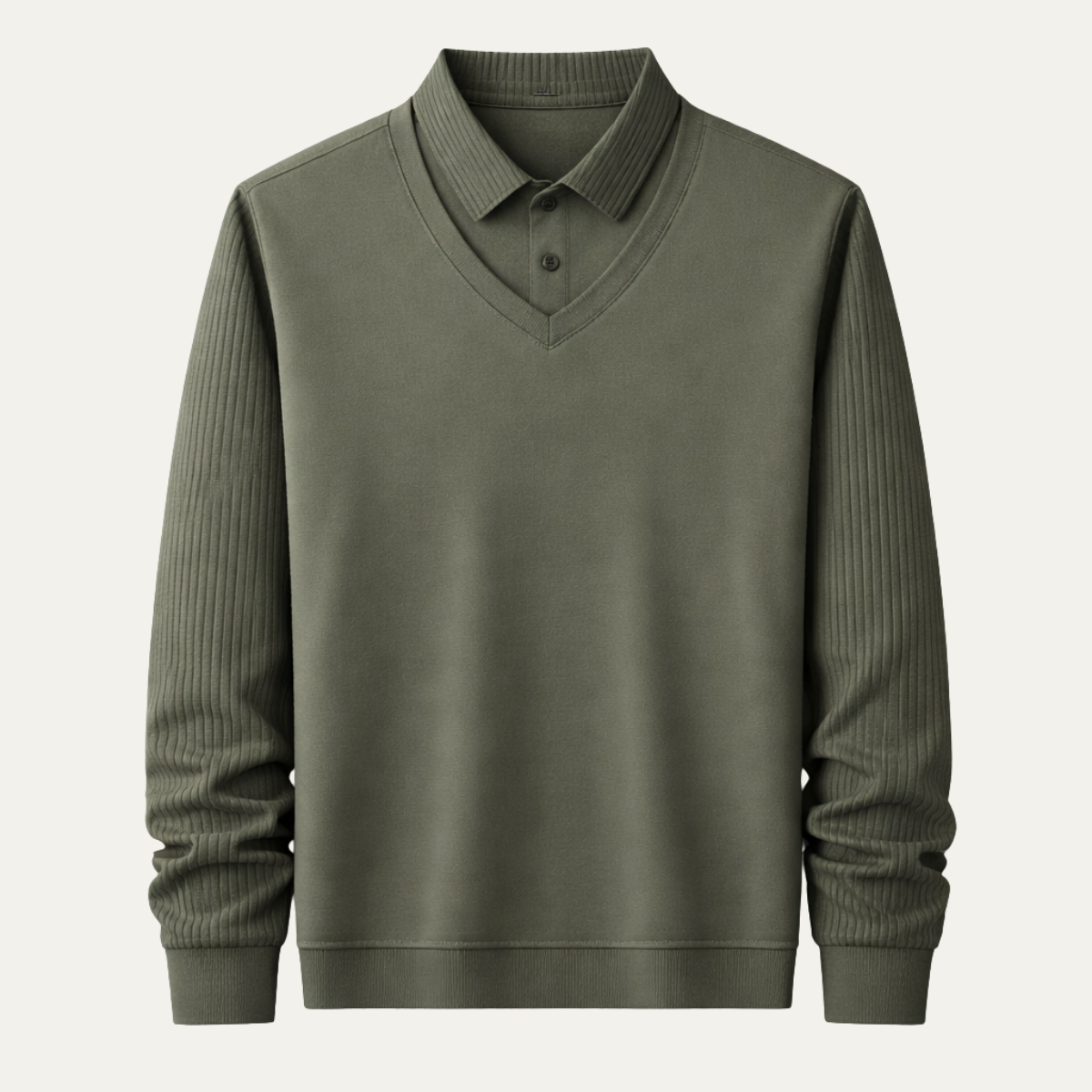 Men's Knit Polo Shirt Casual Business - VibreMode