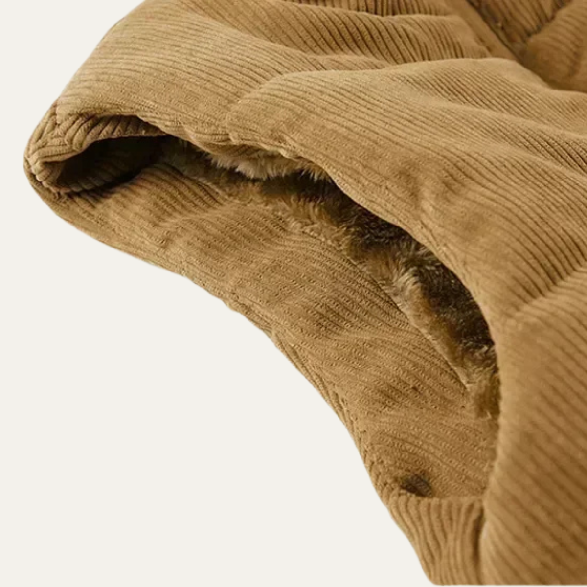 Men's Padded Puffer Vest Corduroy Warm Silverhill