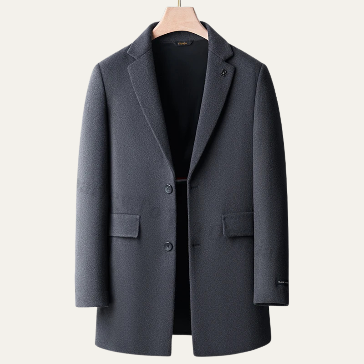Elmford Men's Tailored Overcoat