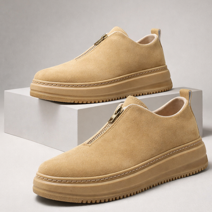 Hudson Men's Suede Zip Sneakers