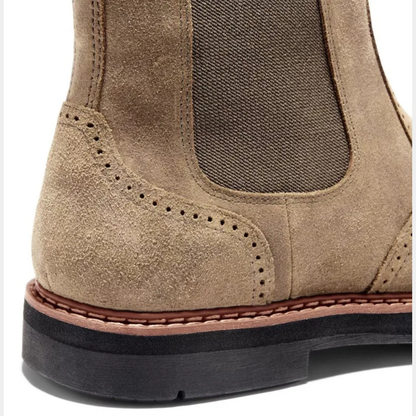 Men's Leather Chelsea Boots Classic Slip On