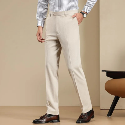 Men's Straight Leg Dress Pants Anti Wrinkle