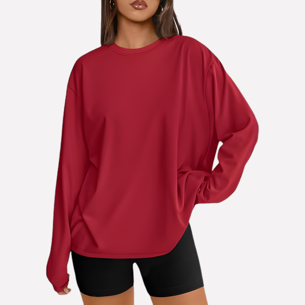 Women's Long Sleeve Oversized Shirt