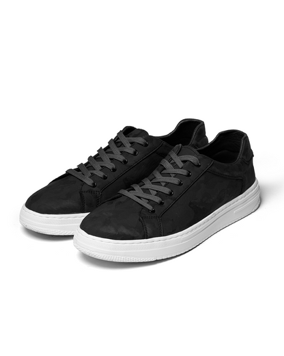 Men's Lace-Up Sneakers Minimal Design - VibreMode