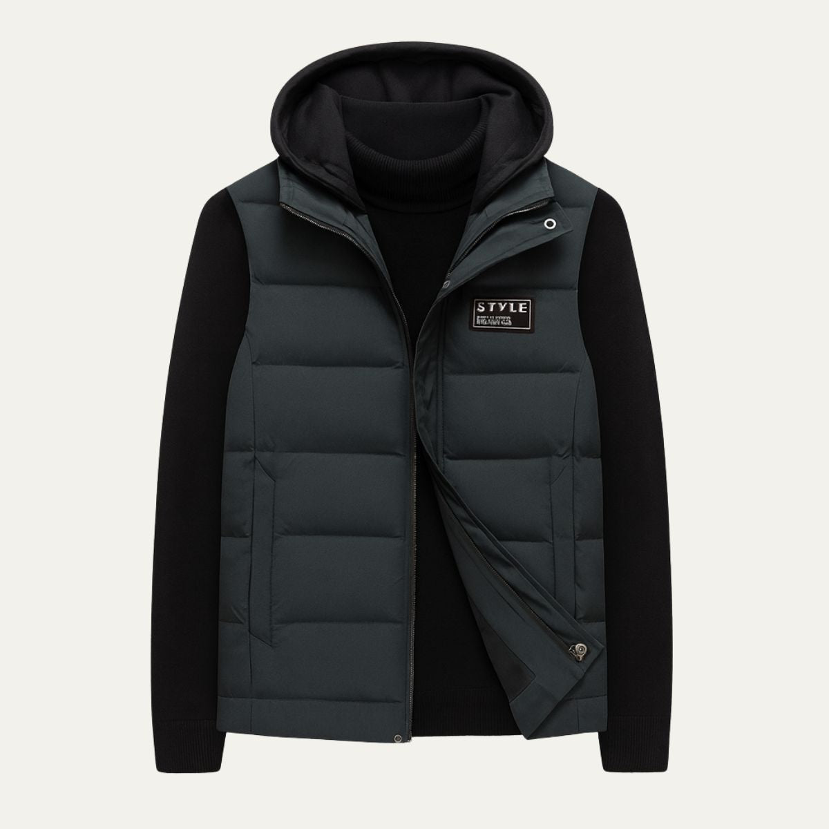 Women's Quilted Hooded Vest Zip Front