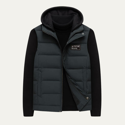 Women's Quilted Hooded Vest Zip Front