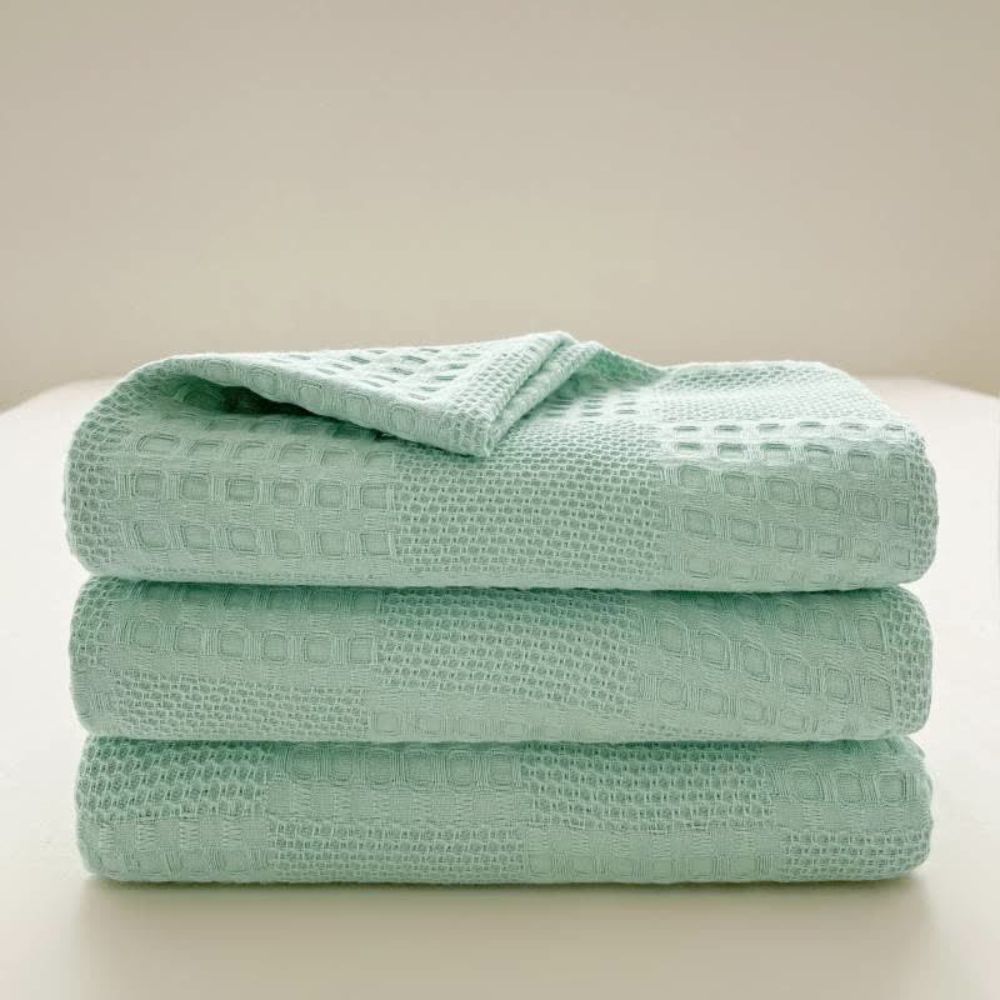 Soft Waffle Weave Blanket