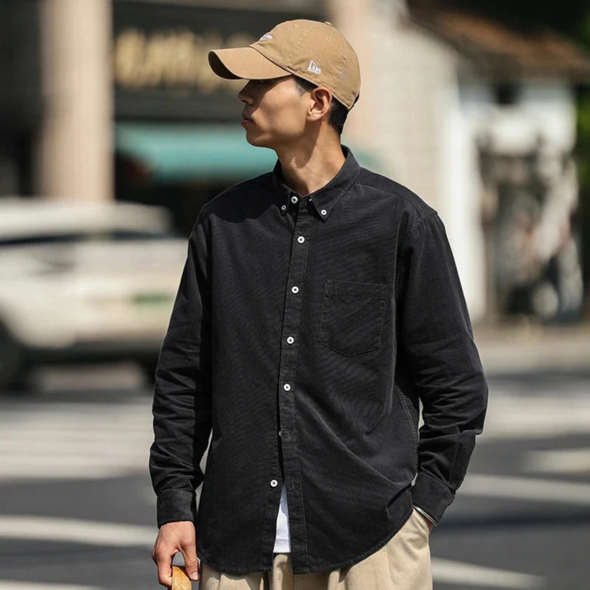 Men's Cotton Corduroy Shirt
