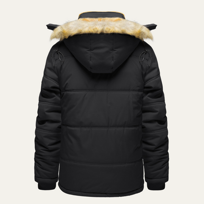 Men's Winter Parka Jacket Detachable Hood