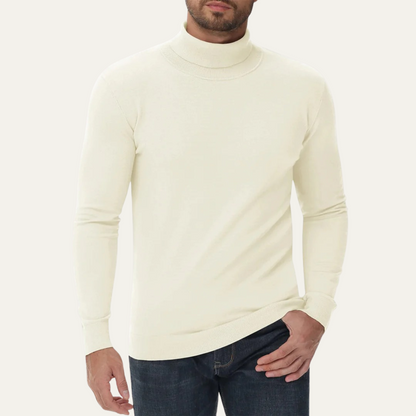 Men's Slim Fit Cotton Turtleneck Sweater