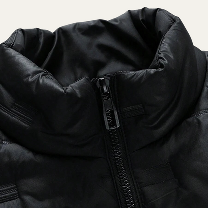 Men's Quilted Puffer Vest Black