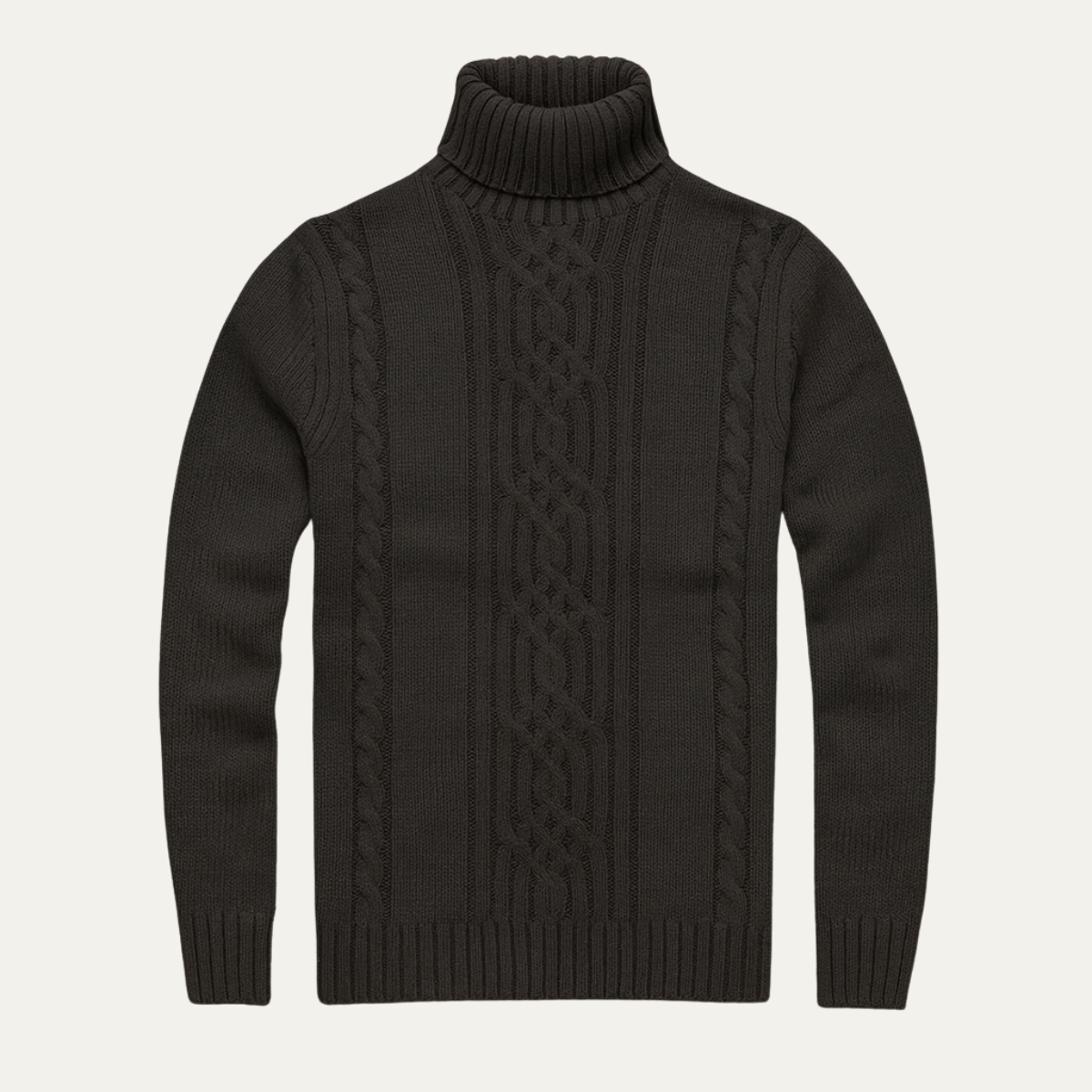 Men's Merino Wool Turtleneck Sweater