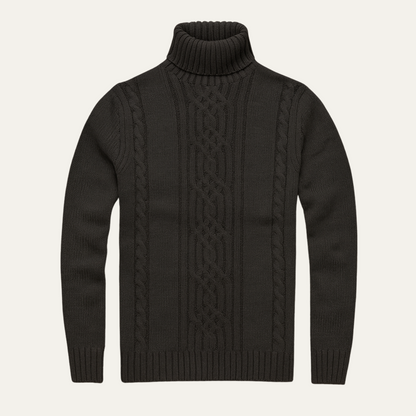 Men's Merino Wool Turtleneck Sweater