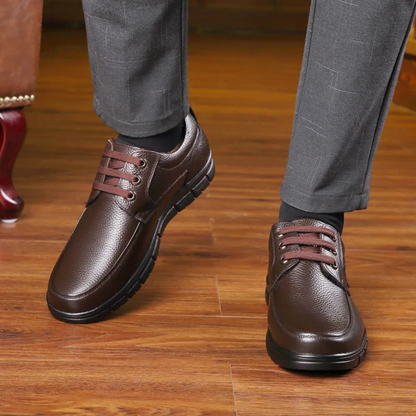 Men's Leather Lace Up Casual Shoes