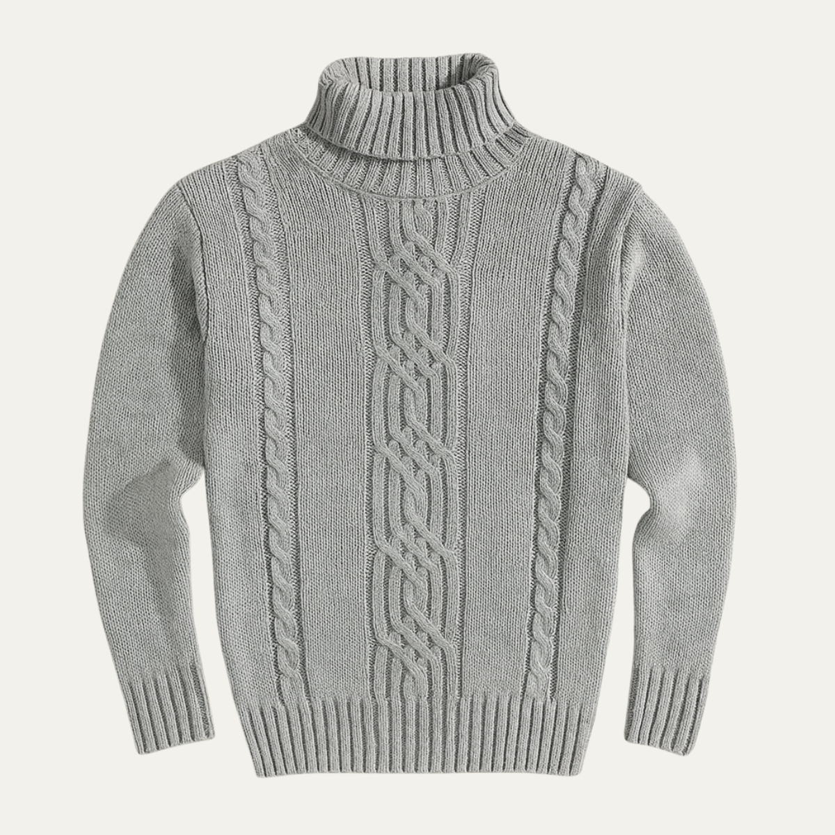 Men's Merino Wool Turtleneck Sweater