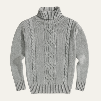 Men's Merino Wool Turtleneck Sweater