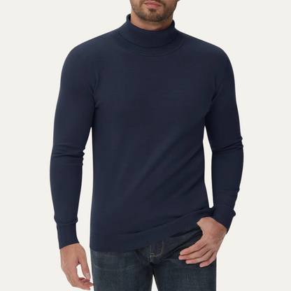 Men's Slim Fit Cotton Turtleneck Sweater