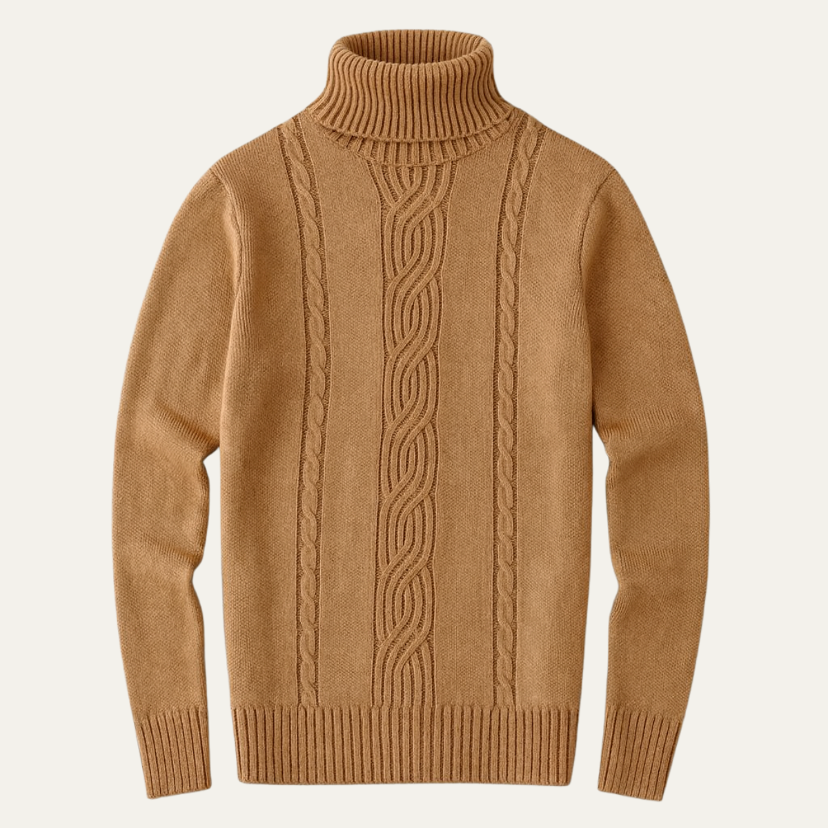 Men's Merino Wool Turtleneck Sweater