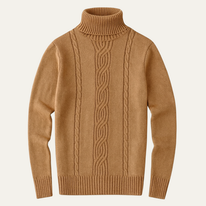 Men's Merino Wool Turtleneck Sweater