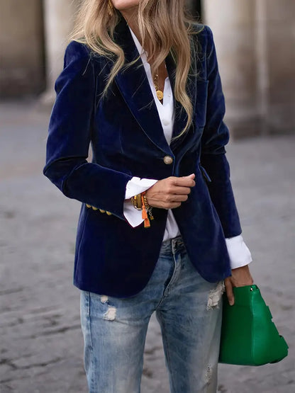 Luxurious Soft Velvet Jacket