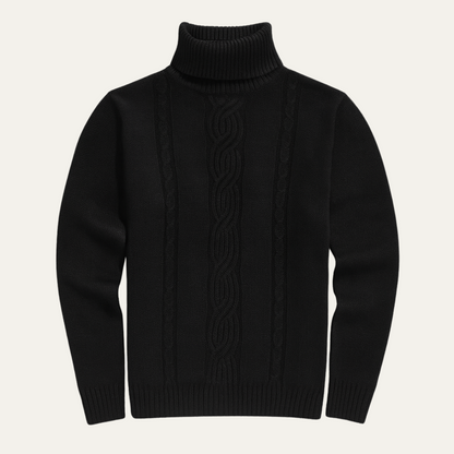 Men's Merino Wool Turtleneck Sweater - VibreMode
