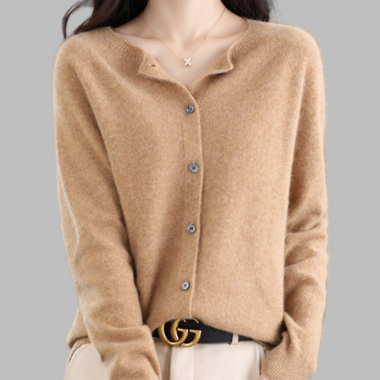 Women's Open Neck Cardigan Sweater