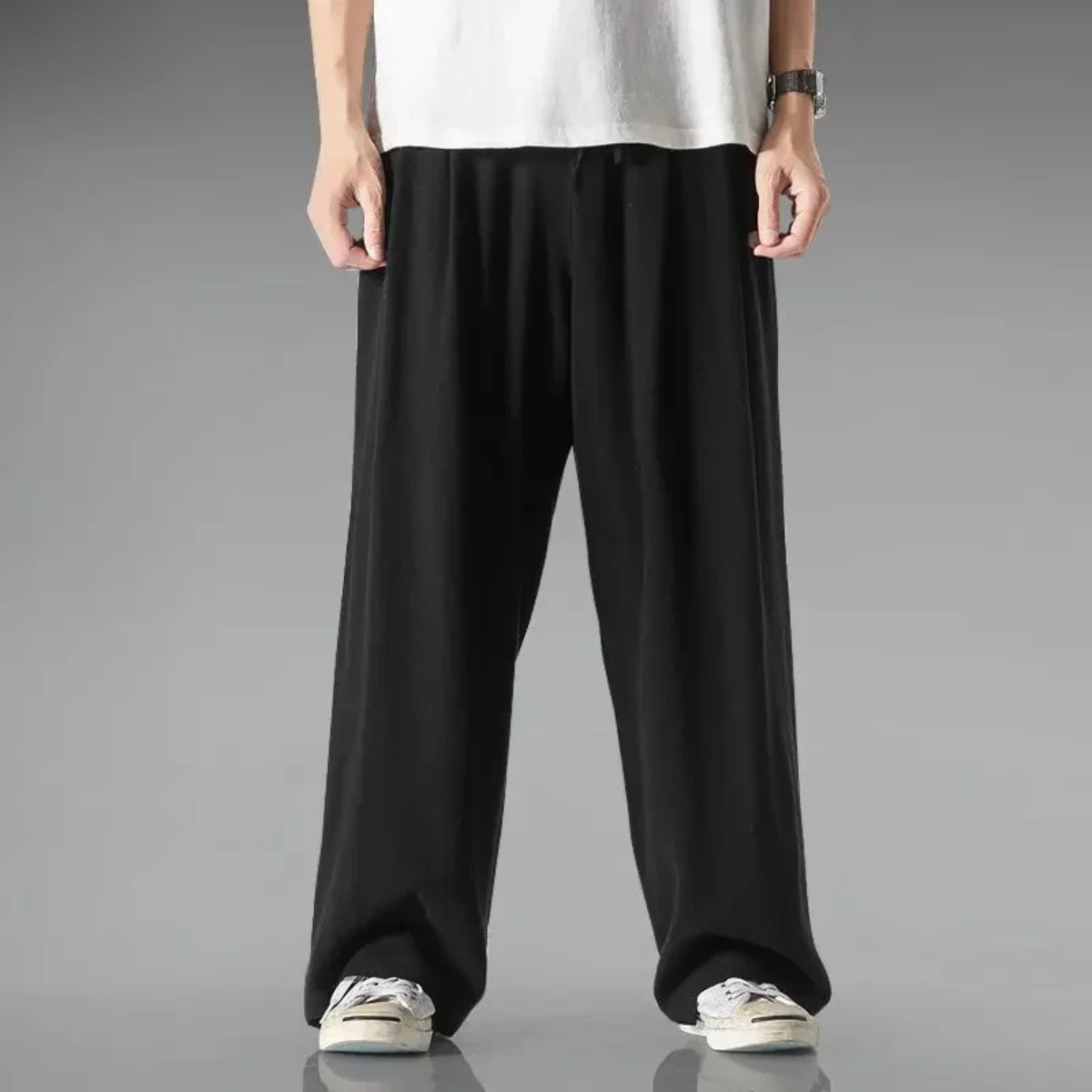 Men's Cotton Linen Loose Fit Pants