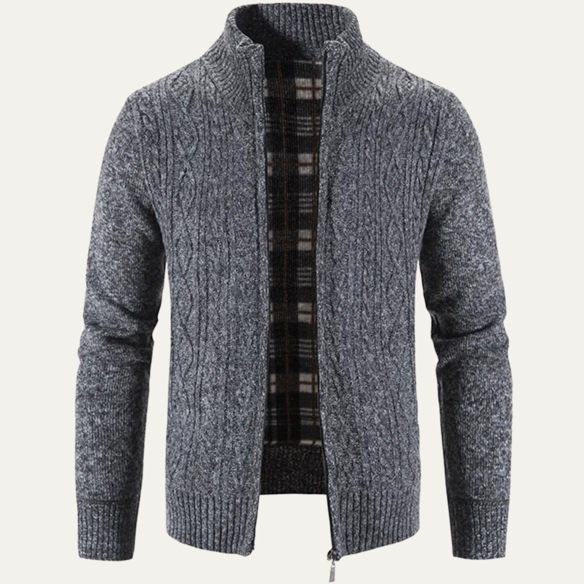 Men's Warm Fleece Zip Up Jacket