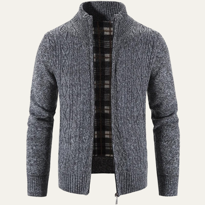 Men's Warm Fleece Zip Up Jacket