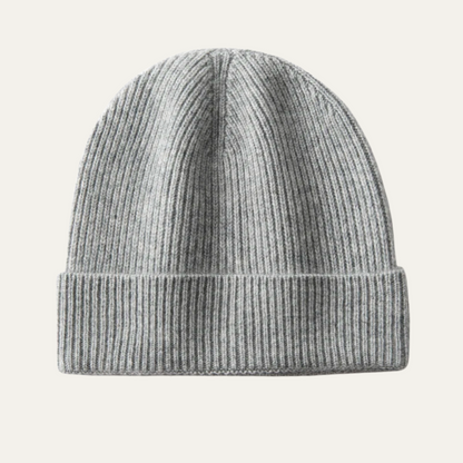 Men's Cashmere Beanie Soft Ribbed Knit