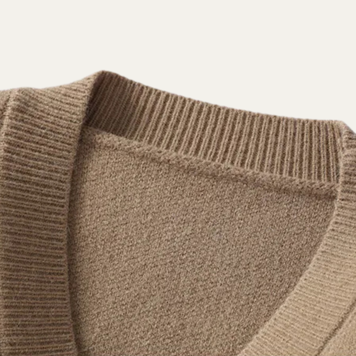Men's Knitted Cardigan V Neck Button Down