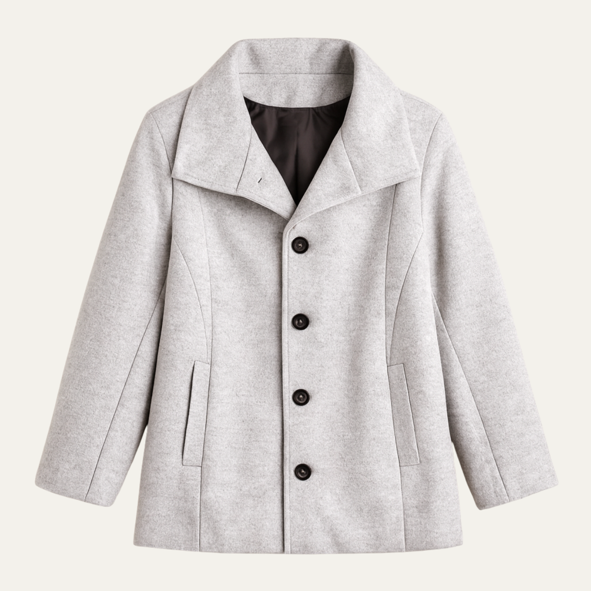 Torino Men's Wool Blend Overcoat Thick Winter Coat - VibreMode
