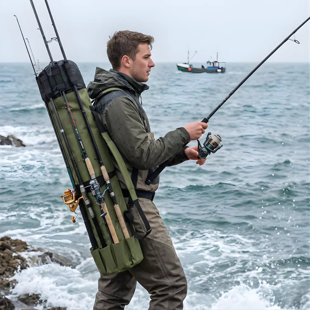 Fishing Rod Storage Case Protective Hard