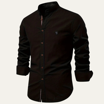 Men's Cotton Linen Dress Shirt