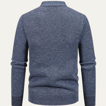 Men's Casual Knit Cardigan Button Up With Pockets