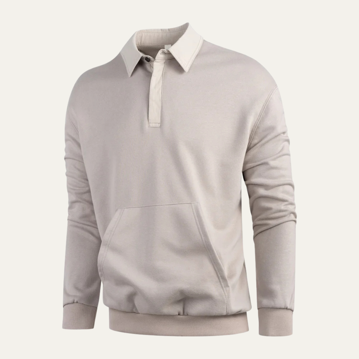 Marettimo Men's Cotton Polo Sweater With Pocket
