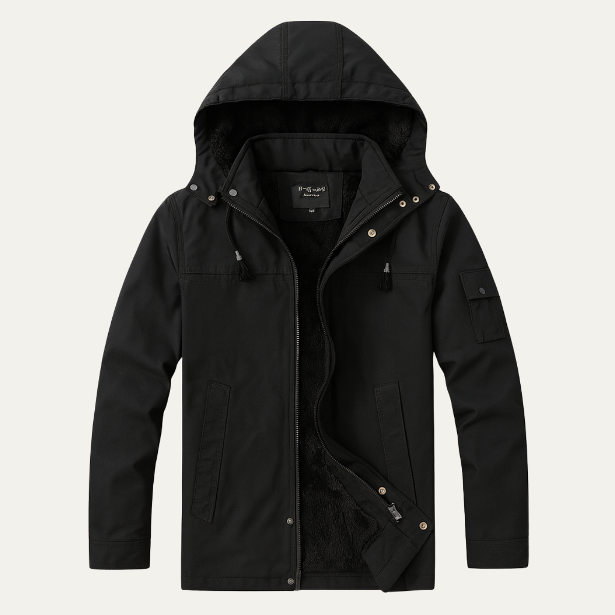Men's Modern Parka Winter Jacket With Hood - VibreMode