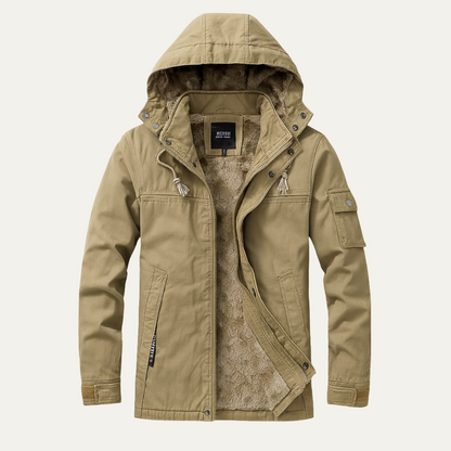 Men's Modern Parka Winter Jacket With Hood