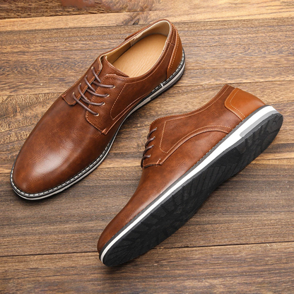 Men's Leather Oxford Dress Shoes